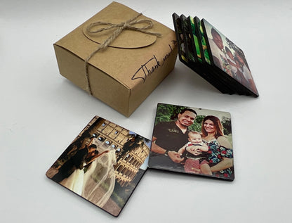 Wooden Photo Magnet 6x6cm (3mm Thick)